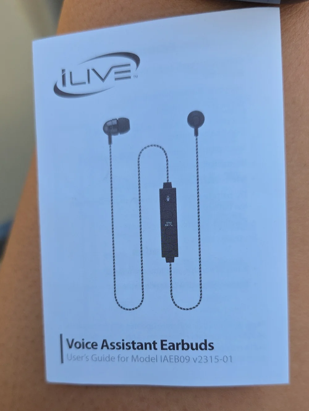 Black Braided In-Ear Earbuds with Inline Controls